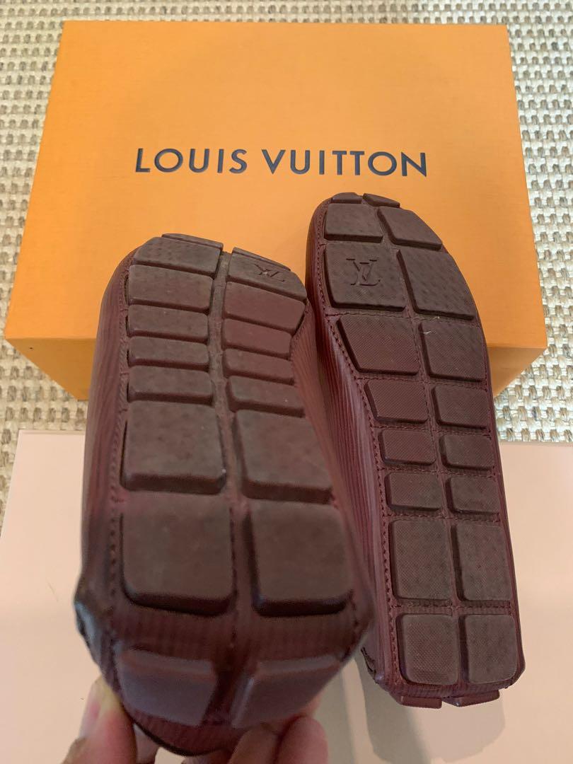 Louis Vuitton Penny Loafers (Category: Loafers) located in Alfonso. Submitted by switch23blade (Listing ID 1178823507, Image 2). Description: Authentic LV Penny Loafers Burgandy shade Like new Size 7.5 With box and paper bag Money back guaranteed if fake. Rfs: Clearing my stuff Can meet up for viewing in Manila / Alabang area , we can set date and time. Thanks for viewing. .