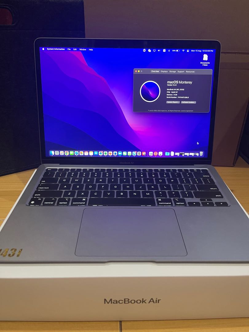 MacBook Air (M1,2020), Computers & Tech, Laptops & Notebooks on Carousell
