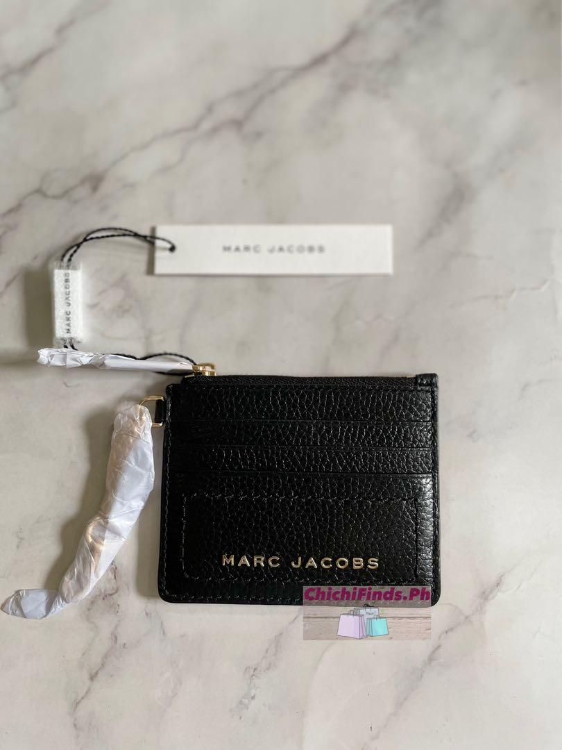 Marc Jacobs Groove Card Holder with Key Fob in Black, Women's Fashion