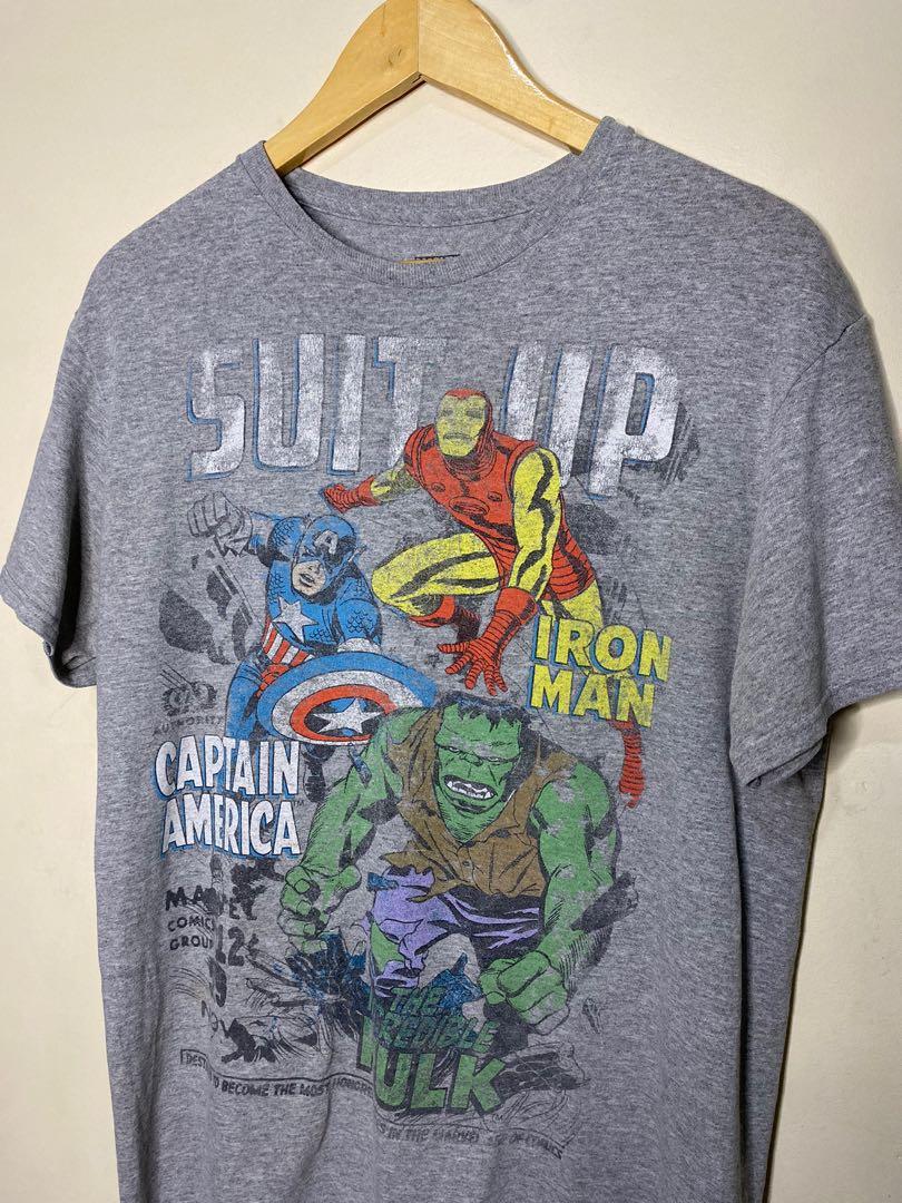 Marvel Shirt Vintage, Men's Fashion, Tops & Sets, Tshirts & Polo Shirts