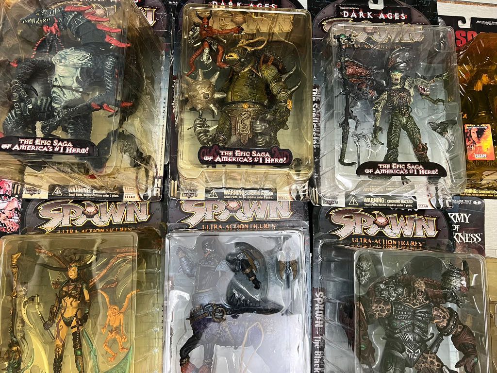 【未開封】SPAWN SERIES 11 DARK AGES 3体セット 1998 McFarlane Dark Ages Spawn The Black Knight Series 11
