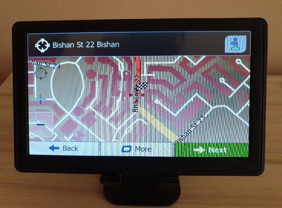 Mediatek GPS 7 inch Display, Singapore Map., Car Accessories ...
