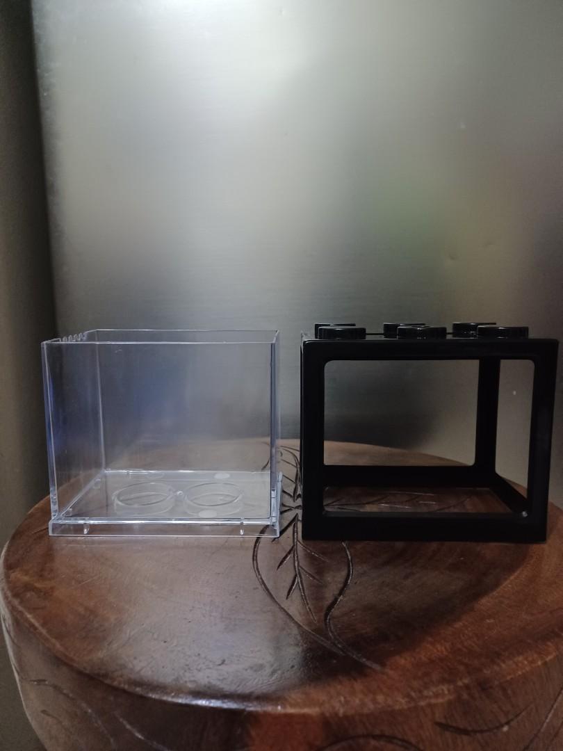 Mini aquarium. Beta house. Lego aquarium (Category: Homes & Other Pet Accessories) located in Caloocan City. Submitted by morelucky888 (Listing ID 1178729155, Image 2). Description: 🐠 spare 🐠 fits 1 beta / fighter fish 🐠 height is almost half of the pringles can.
