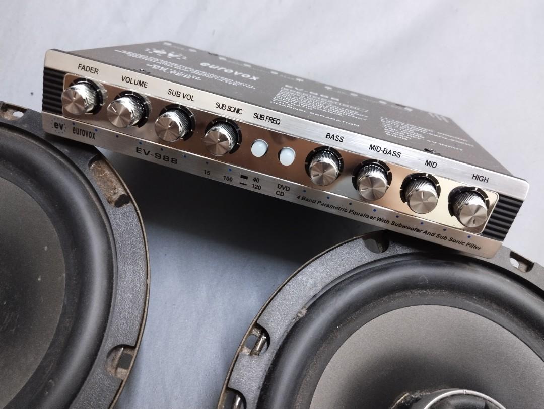 Mohawk speaker 6.5 inch and new 4band pre amp, Auto Accessories on