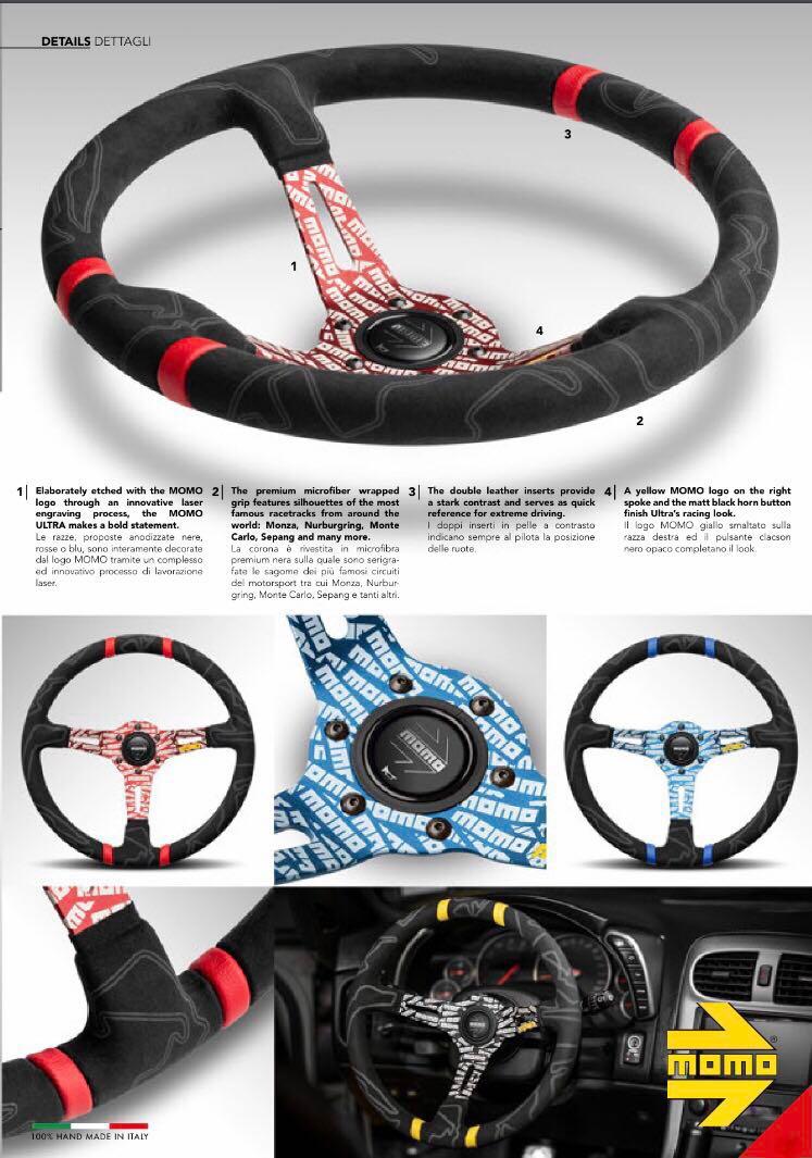 Momo ULTRA Steering Wheel 350mm, Auto Accessories on Carousell