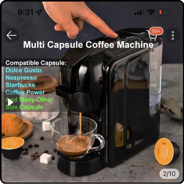 Multicapsule coffee machine, TV & Home Appliances, Kitchen Appliances