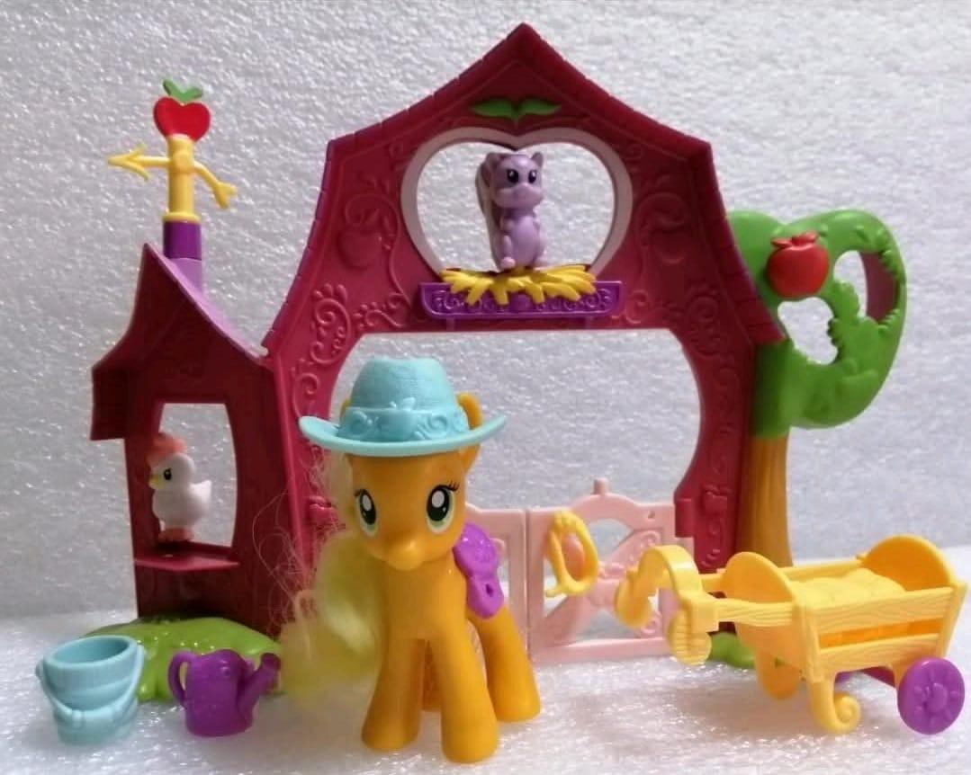 My little pony applejack's sweet apple barn playset sales