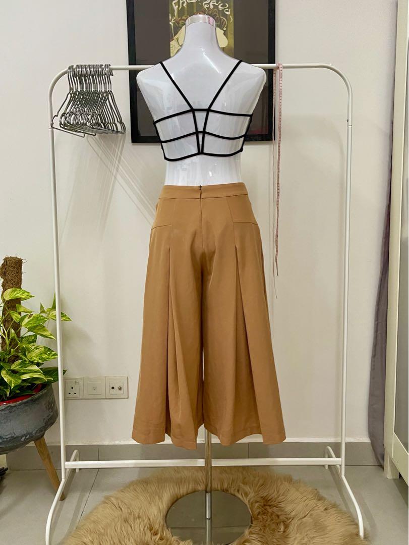 Nichii Midi Skirt In Nude Light Brown Women S Fashion Bottoms Other