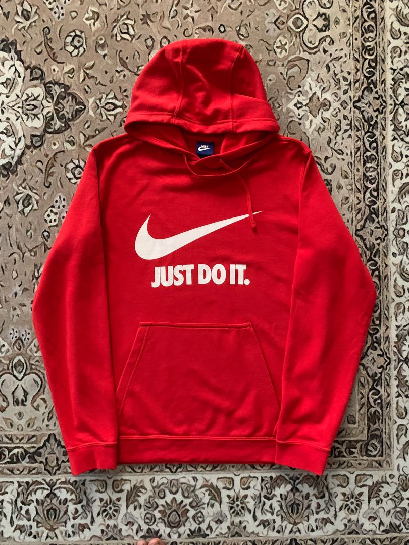 Nike Just Do It Hoodie, Men's Fashion, Tops u0026 Sets, Hoodies on Carousell