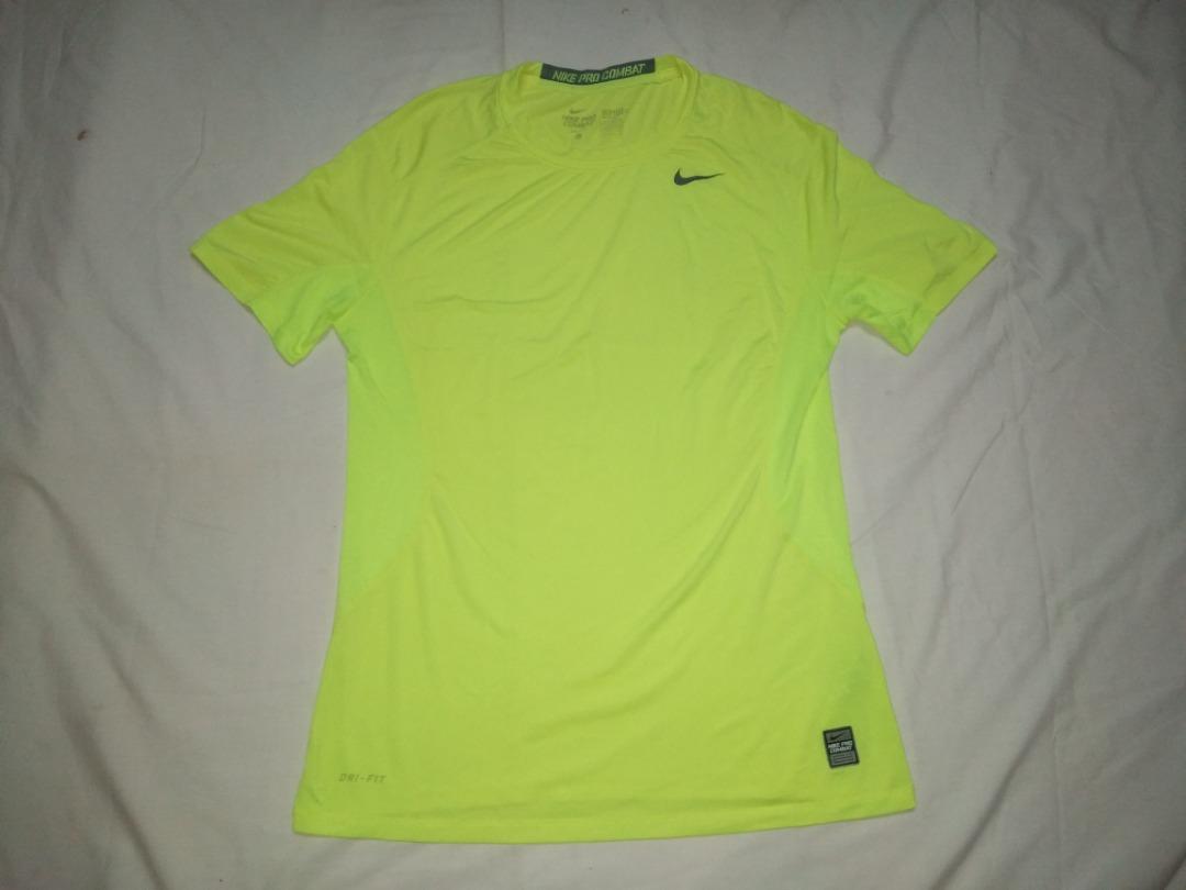 Nike pro combat green on sale