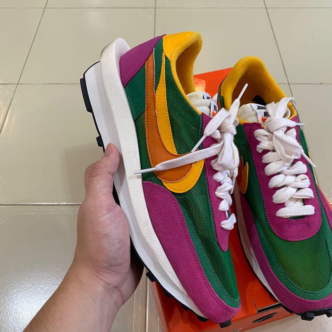 Sacai discount green purple