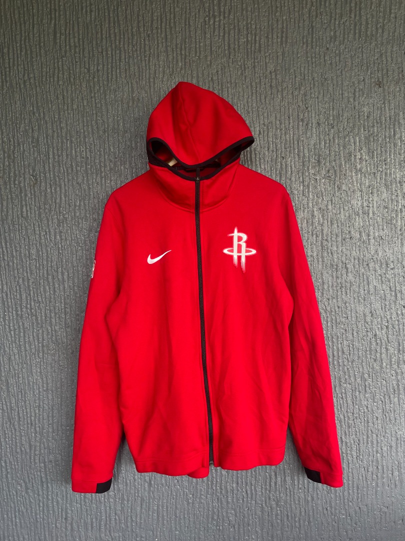 Nike x NBA Houston Rockets Warmer Hoodie, Men's Fashion, Coats