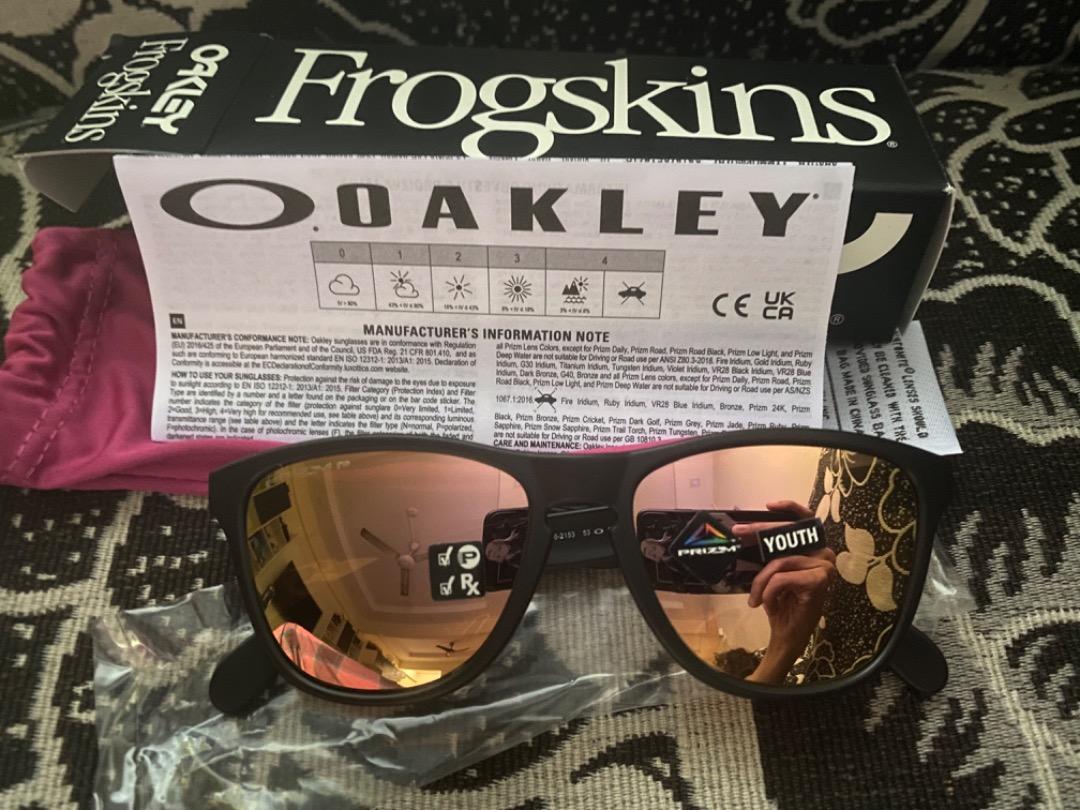 Oakley frogskins shop rose gold