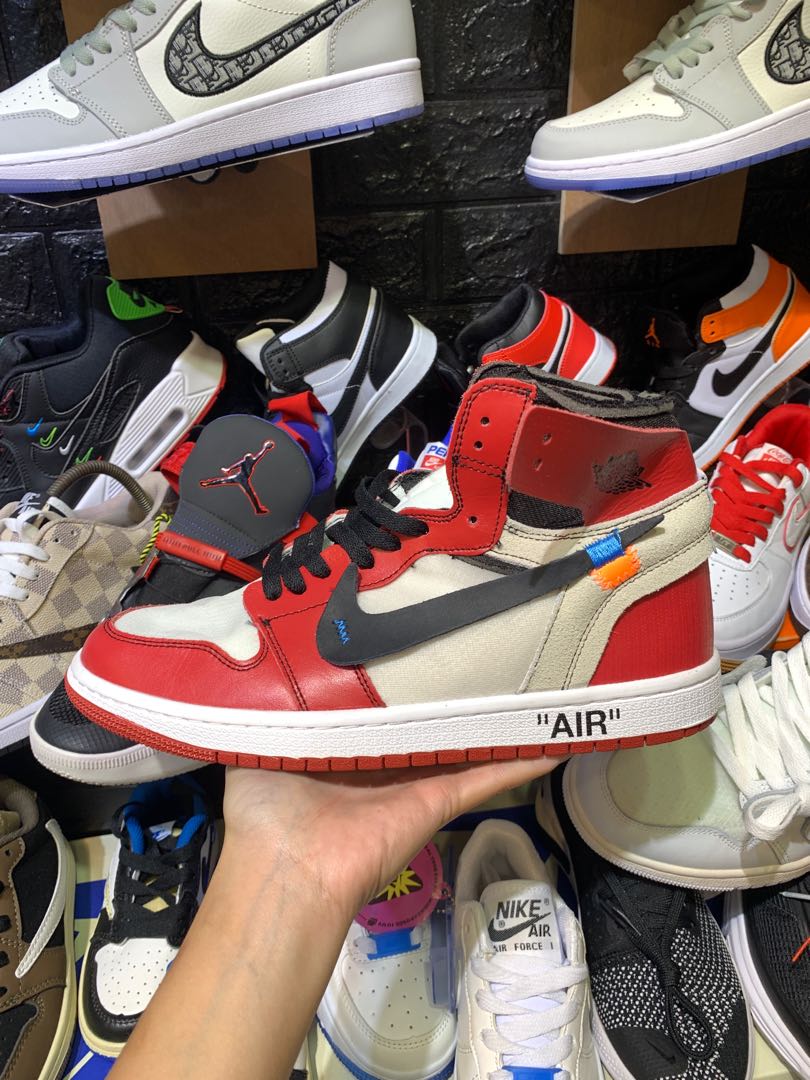 Nike air jordan 1 off white white best sale