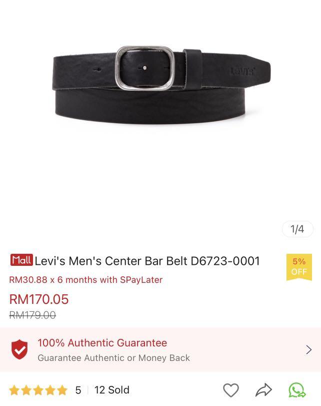Original Levis Leather Belt, Men's Fashion, Watches & Accessories, Belts on  Carousell