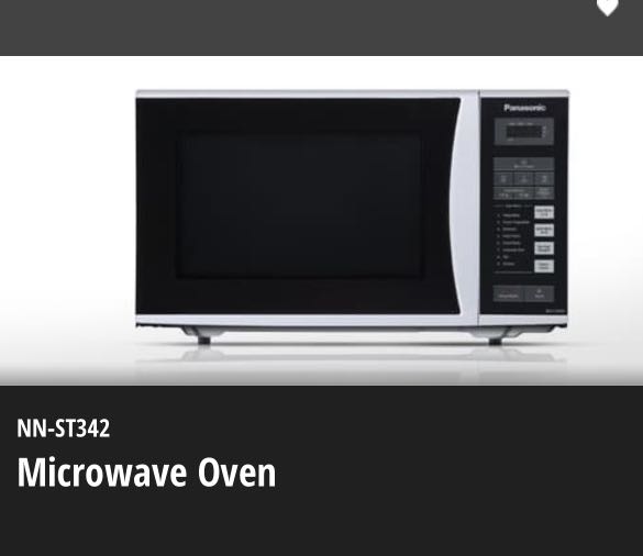 PANASONIC Microwave Oven, TV & Home Appliances, Kitchen Appliances