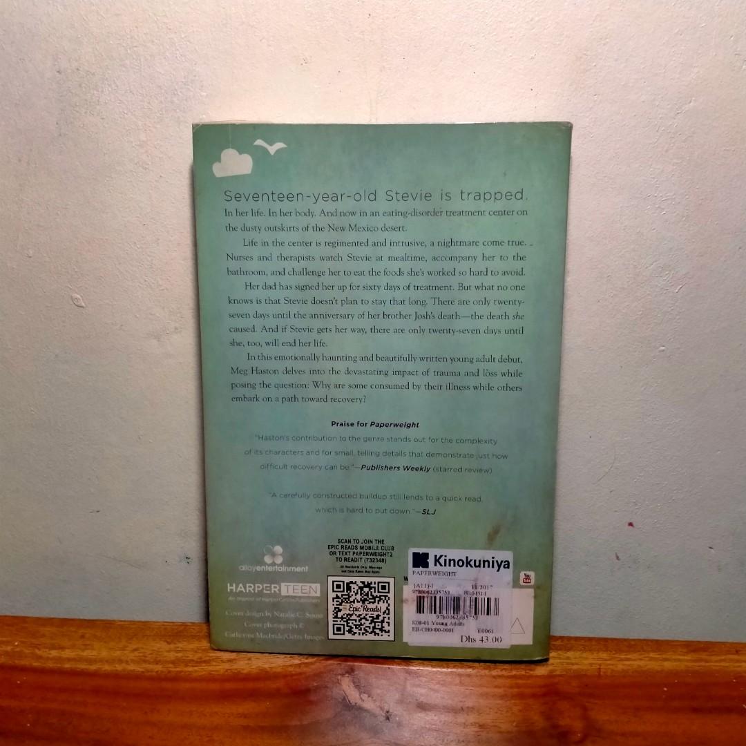 Paperweight by Meg Haston, Hobbies & Toys, Books & Magazines, Fiction