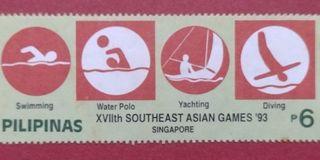 Philippines 1993 :  Sports / XVIIth Southeast Asian Games '93 held in Singapore , 1 v. , mint , large  format
