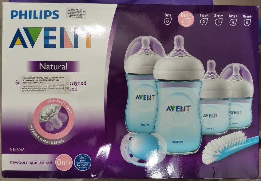 Avent blue sales bottles starter kit
