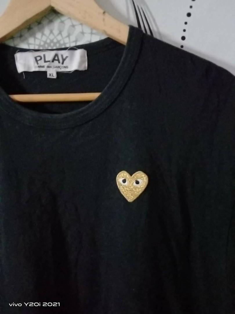 Cdg yellow heart cheap