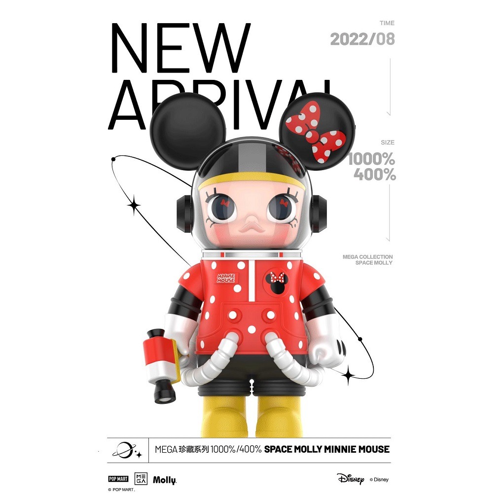 POP MART MEGA Space Molly 400% Mickey & Minnie – POP MART New Zealand