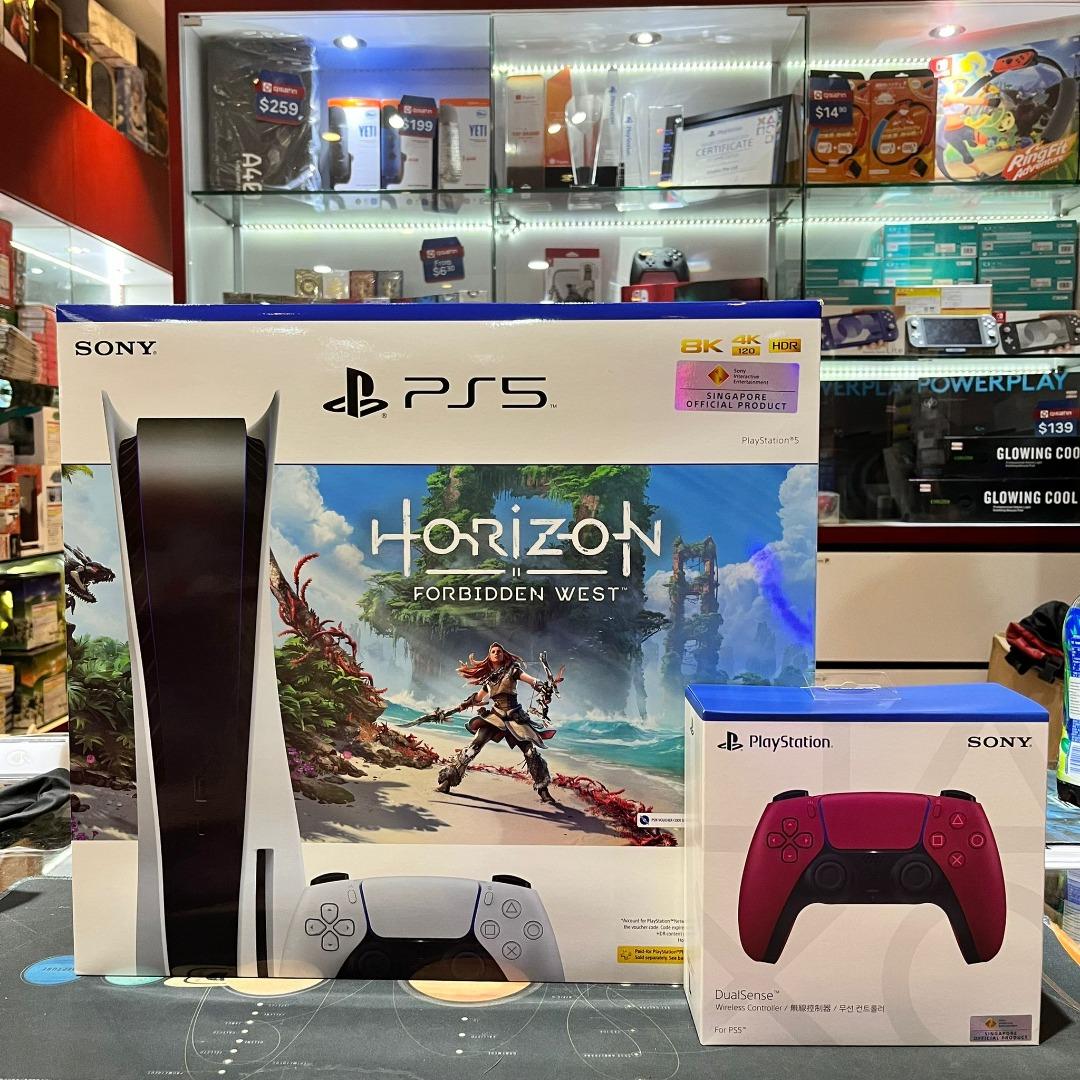 PlayStation 5 PS5 Trade in PS4 Pro to PS5 Disc Horizon Forbidden West Bundle + DualSense