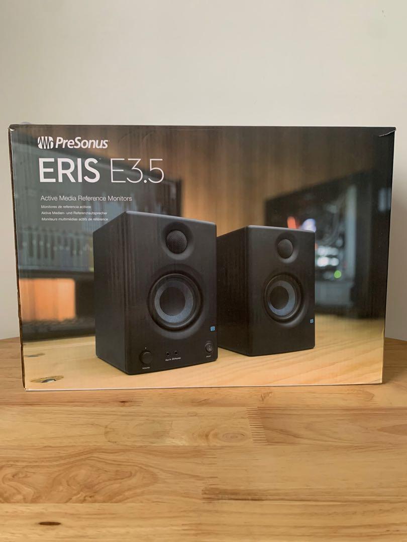 PreSonus Eris E3.5 3.5 inch Powered Studio Monitor with Isolation Pads, Audio, Soundbars