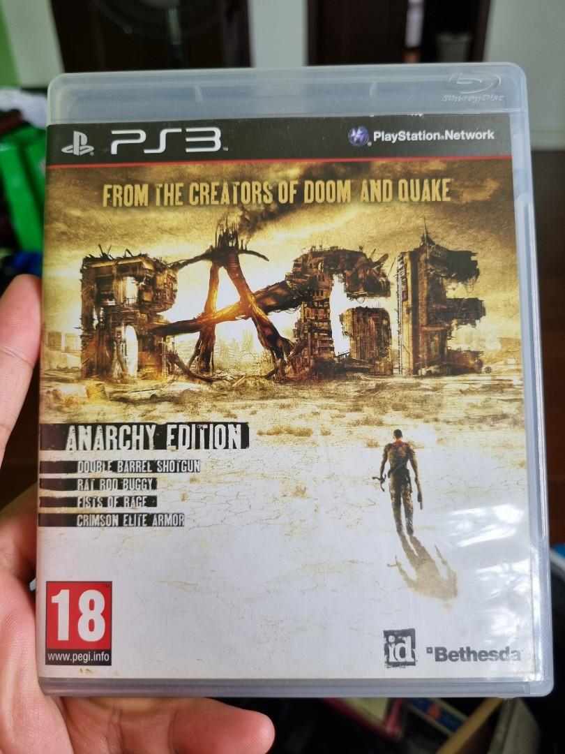 PS3 Game Rage Anarchy Edition, Video Gaming, Video Games, PlayStation on  Carousell