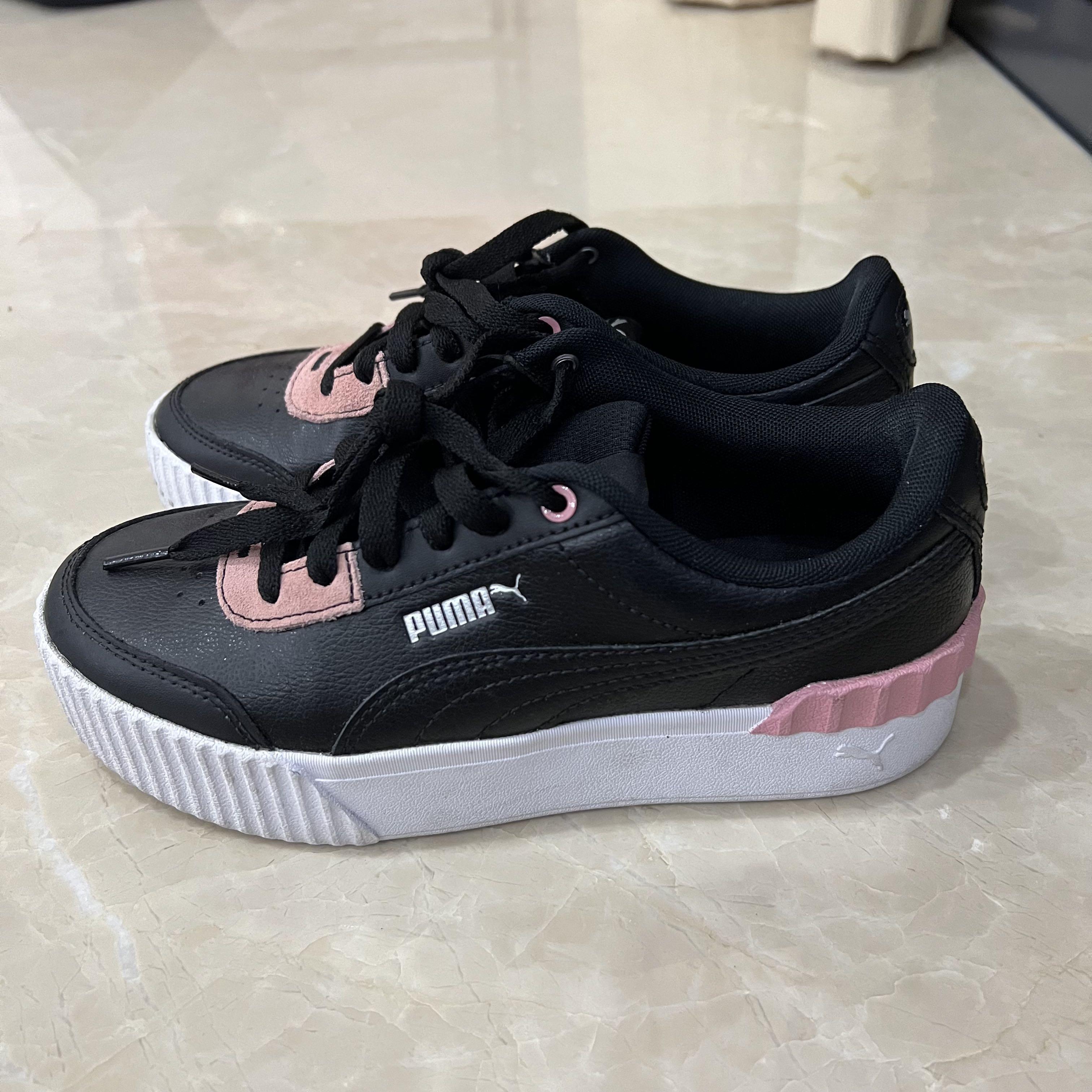 Puma Carina Lift 373031 05 black pink Women s Fashion Footwear