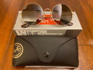 Ray-Ban RB4304 601/71 Ja-Jo in golden frame and brown lens
