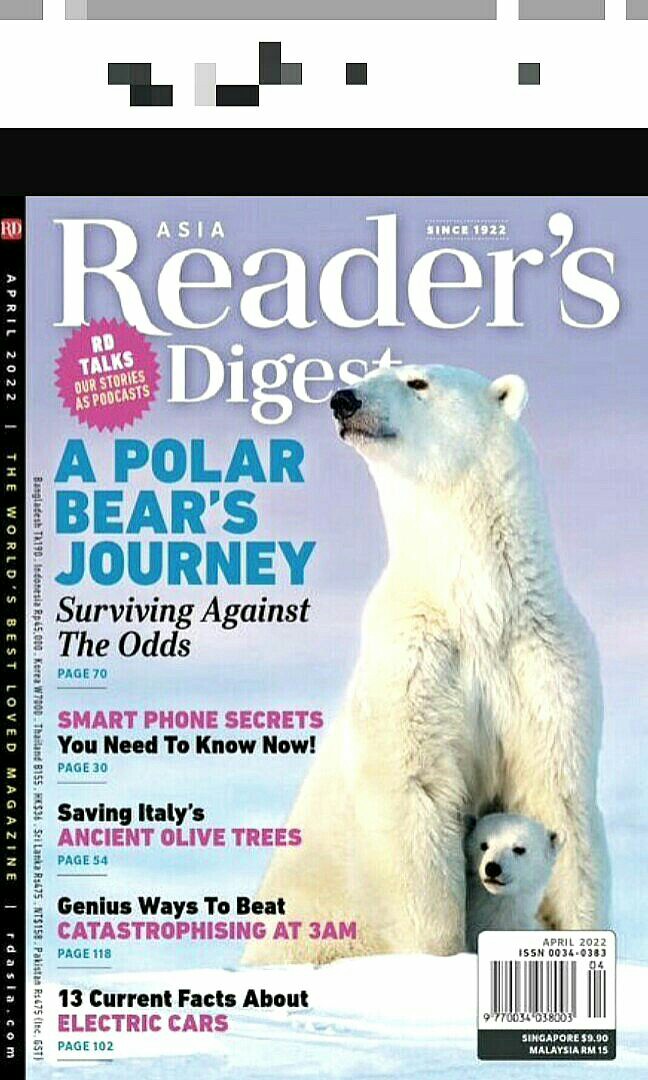 Get your digital copy of Reader's Digest Canada-March 2021 issue
