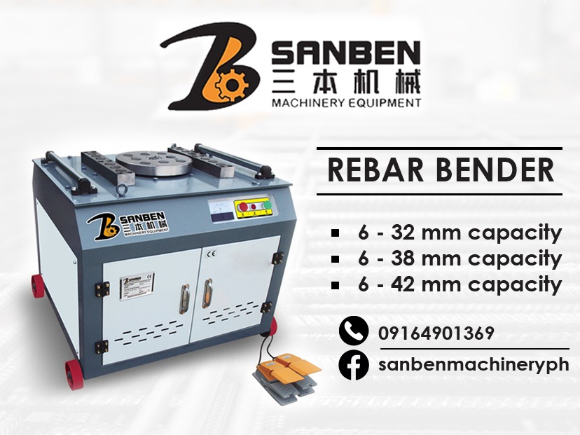 Rebar Bender Steelbar Bender 32mm 38mm 42mm, Commercial