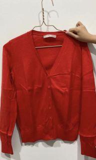 Red Cardigan Giordano L