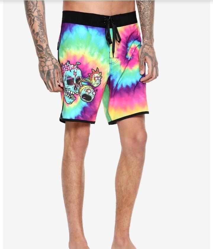 Rick and morty swimming trunks top