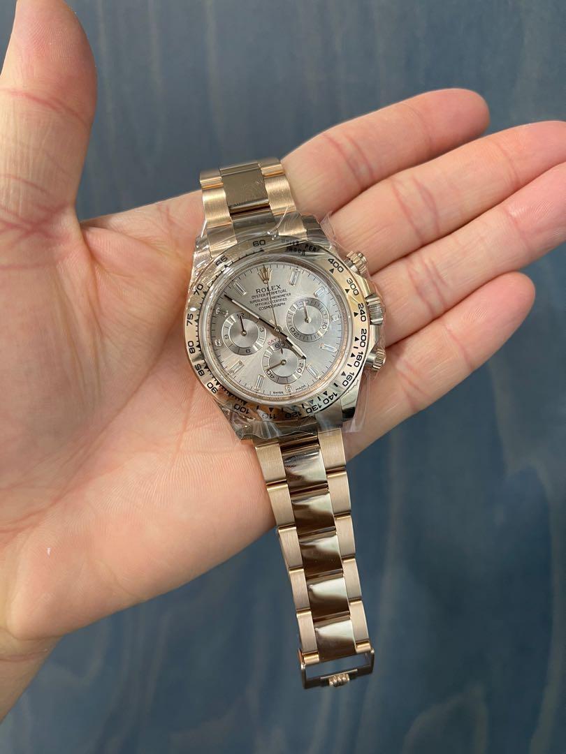 ROLEX 116505A SUNDUST, 名牌, 手錶- Carousell