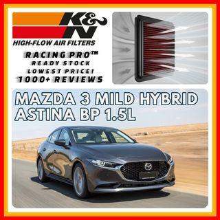🔥[SALE] K&N MAZDA 3 MILD HYBRID ASTINA BP 1.5L MHEV 2019+ SEDAN | K&N AIR FILTER | RACINGPRO-3047