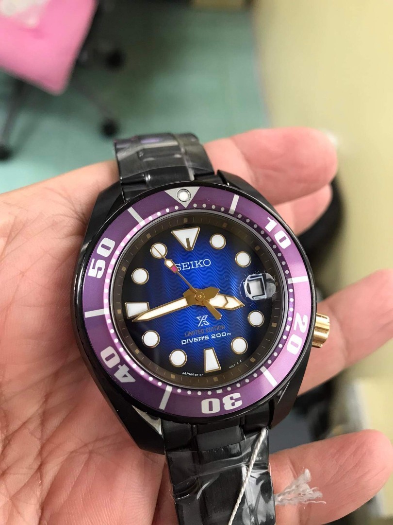 Seiko purple sumo Spb55J 🇹🇭 limited edition, Luxury, Watches on Carousell