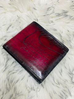 Sell an unused brand new berluti red makore scritto wallet