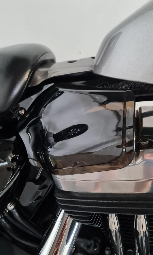 Sportster engine heat shield, Motorcycles, Motorcycle Accessories on ...