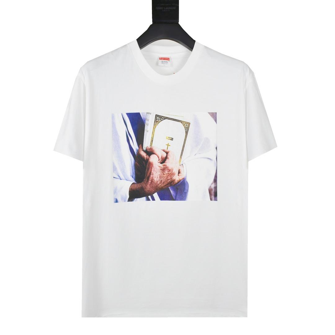 Supreme 19fw Week 7 Bible Tee 聖經短袖, 男裝, 上身及套裝, T-shirt