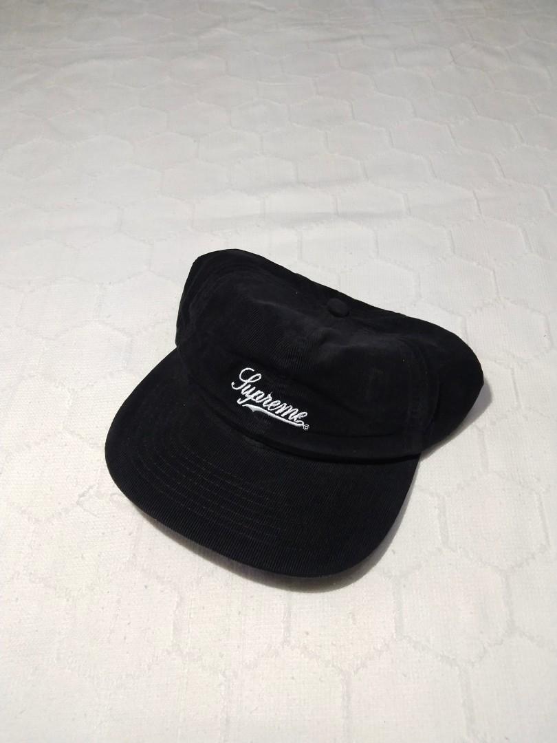 Supreme Script Logo 6-Panel Fitted Cap Red SS16 Brand New Size M