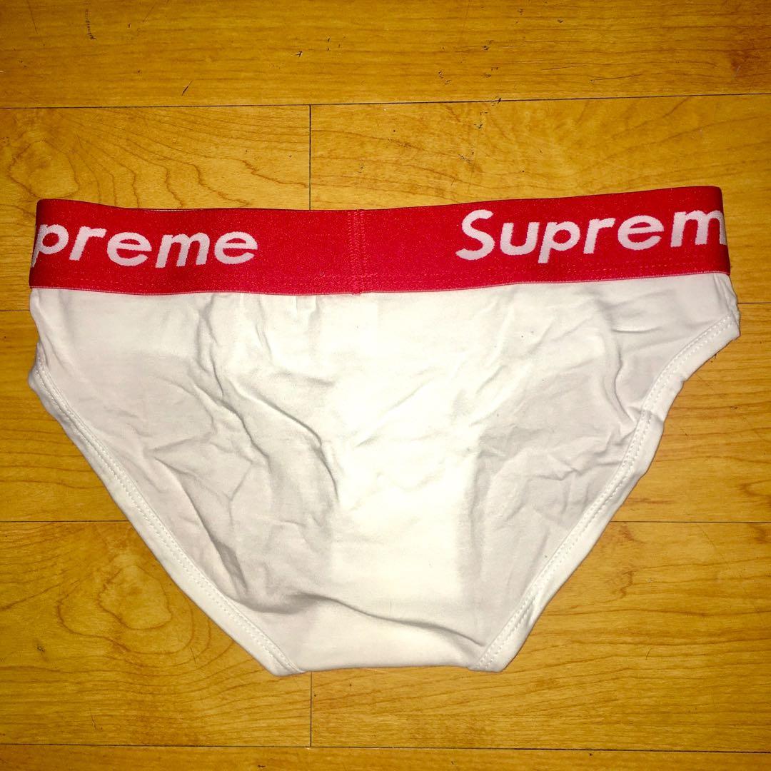 SUPREME: Red/white underwear panty only (bra not included) , Women's  Fashion, Undergarments & Loungewear on Carousell
