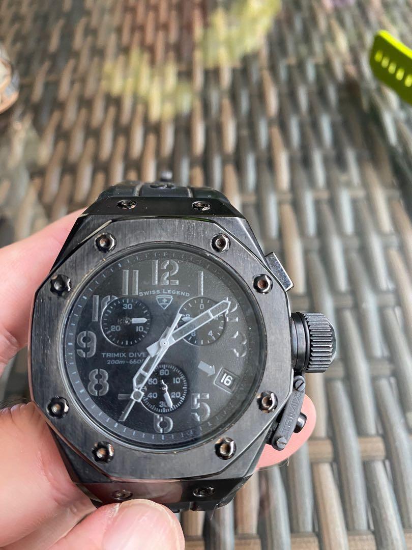 Swiss legend best sale trimix diver watch
