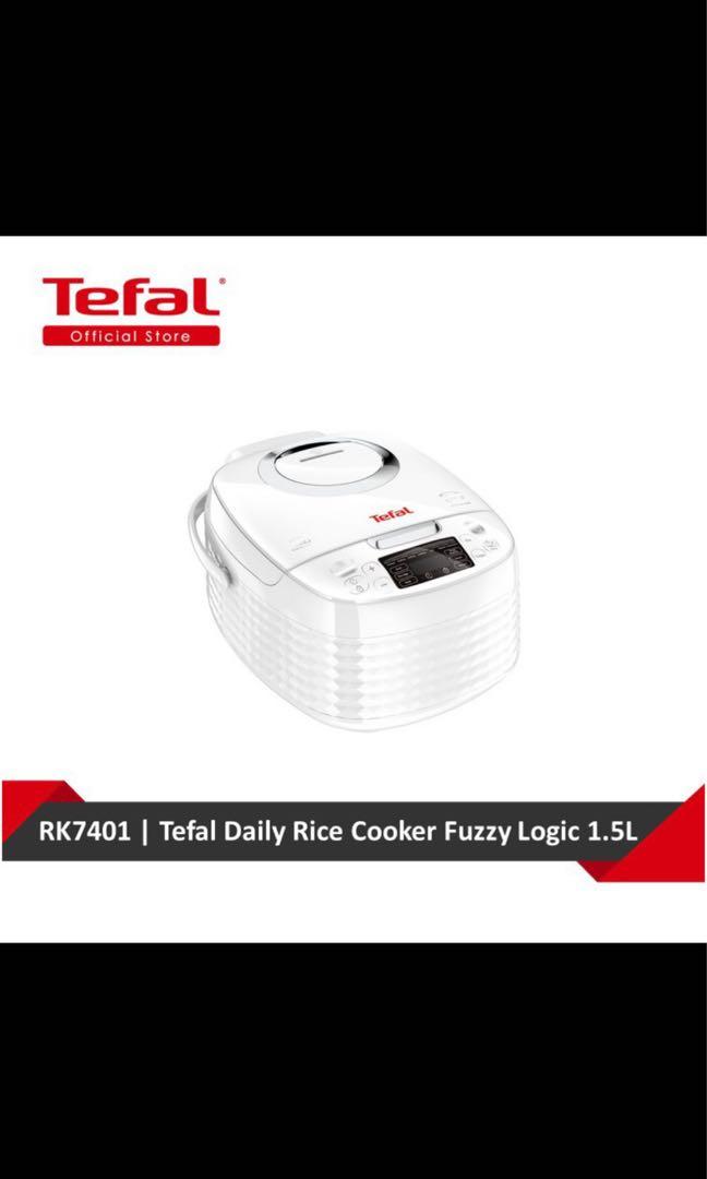 Tefal Daily Rice Cooker Fuzzy Logic 1.5L RK7401, TV & Home Appliances