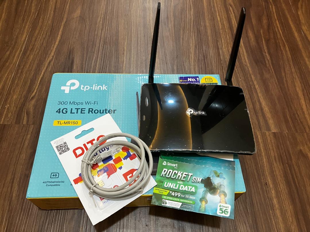 TP-LINK TL-MR150 4G LTE Router, Computers & Tech, Parts & Accessories ...