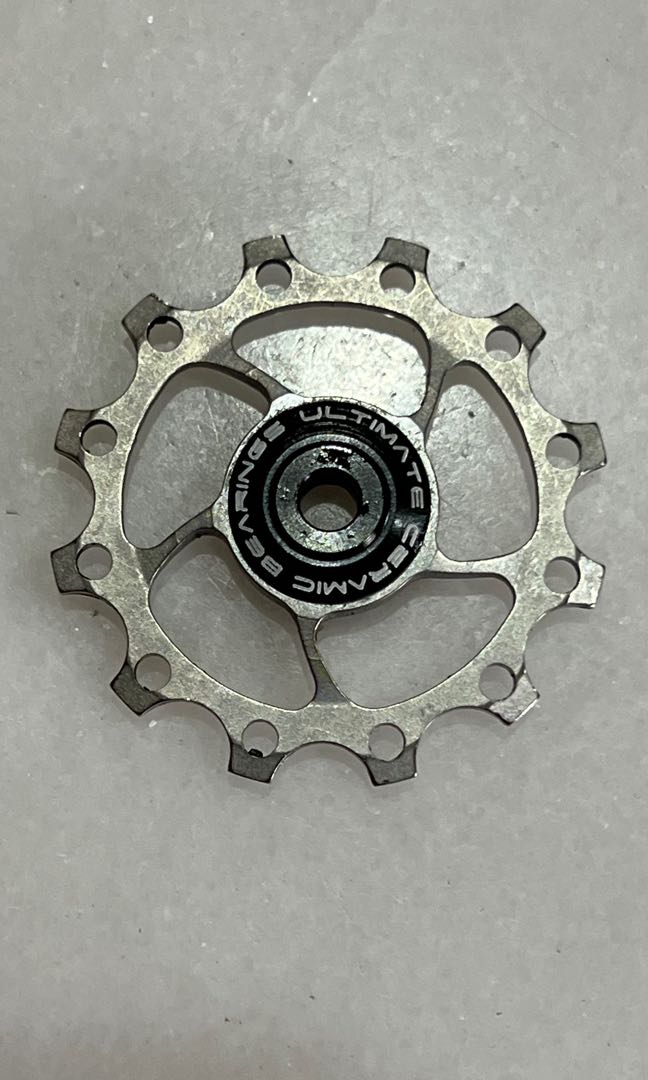 Ultimate Ceramic bearing ( UCB ) 12T titanium pulley wheel, Sports