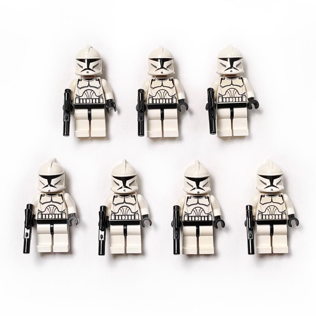USED LEGO Star Wars SW201 Clone Trooper Phase 1 Large Eyes