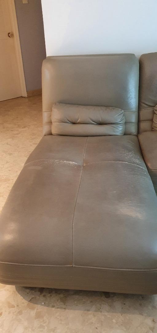USED Leather Sofa Set, Furniture & Home Living, Furniture, Sofas on