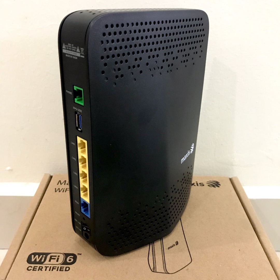 USED Maxis Fibre Wifi 6 Router AR2140, Computers & Tech, Parts ...