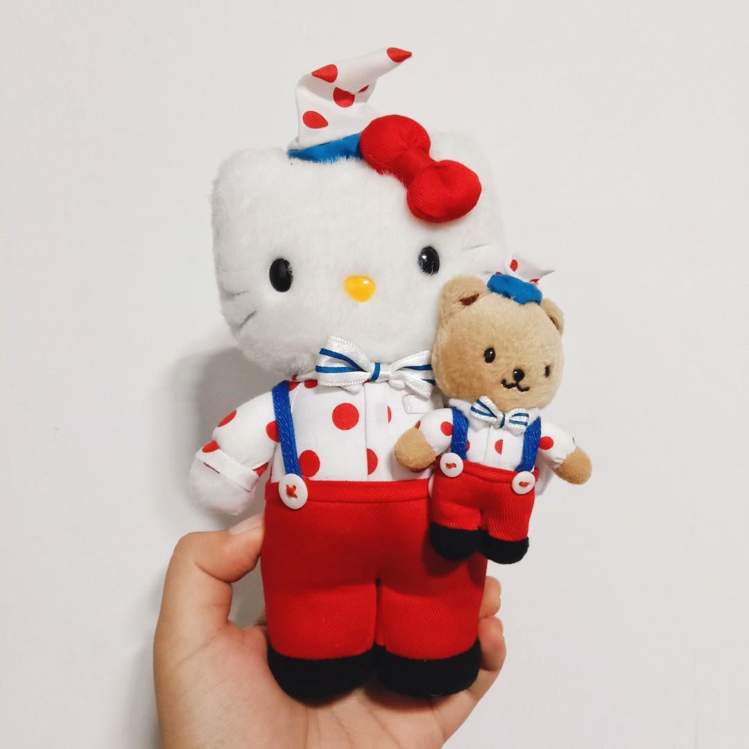 hello kitty clown plush